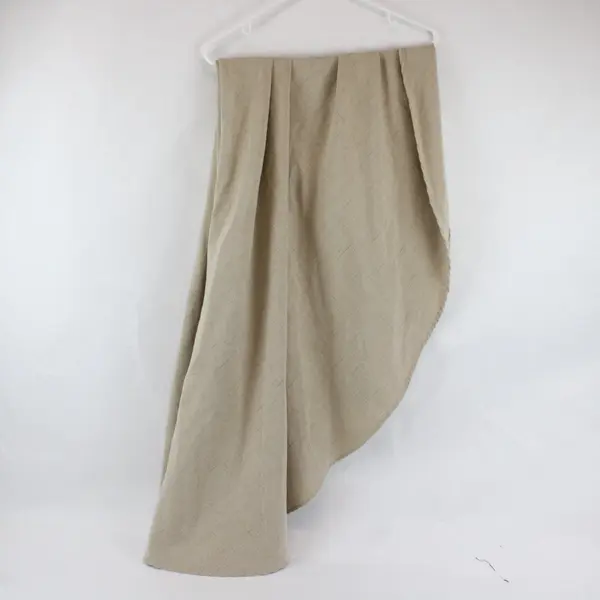 Solid Beige Circular Tablecloth 72"