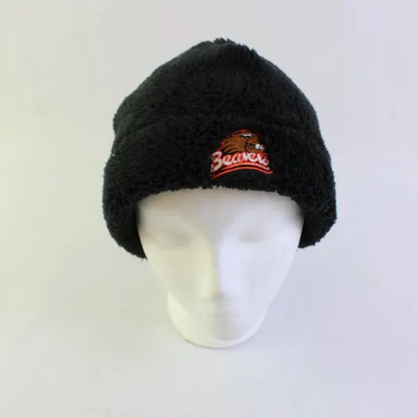 Lot of 2 Fleece Beanies OSU Beaver Orange Marbled Winter Hats