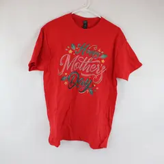 Gildan Happy Mother's Day Red T-Shirt Adult Medium