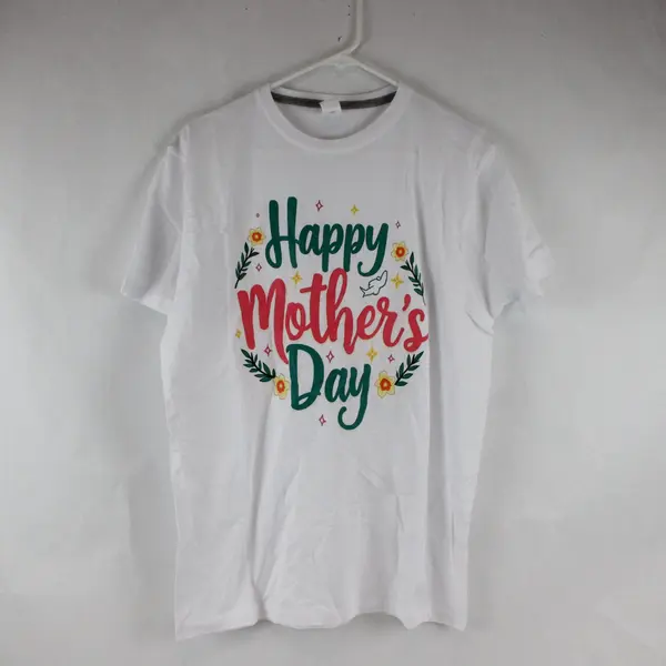 K Prime KMC155 Happy Mother's Day White Men's Medium T-Shirt