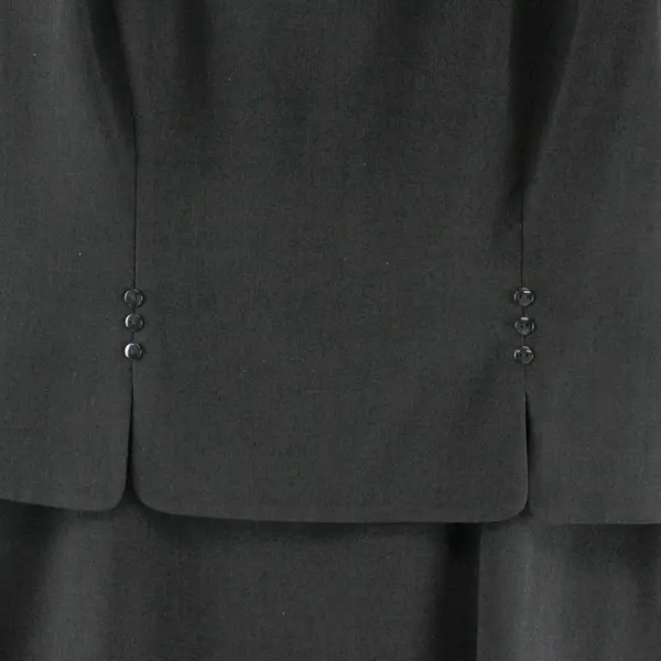 Danny & Nicole Black Long Suit Dress Size 14P Zipper Closure Business Formal