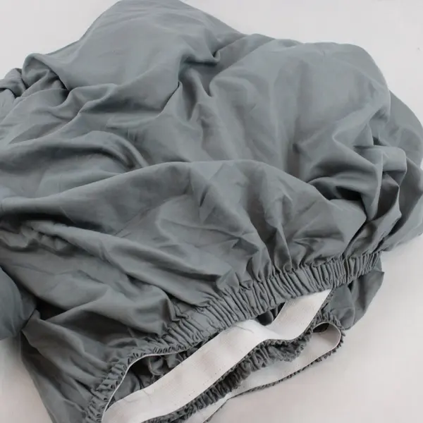 Serta King Solid Gray Sheet Set with King Pillowcase
