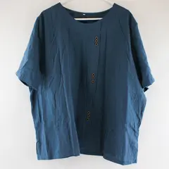 Womens Plus 3XL Teal Short Sleeve Blouse Top Relaxed Fit Pre-Owned