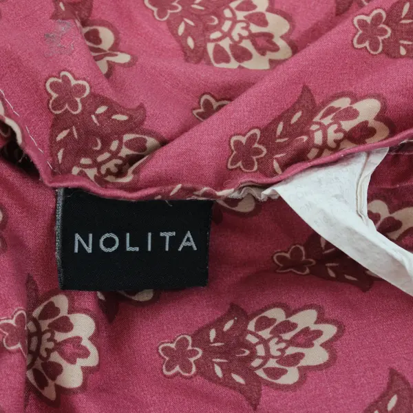 Set of 2 Nolita Red and Blue Paisley Quilted King Pillow Shams