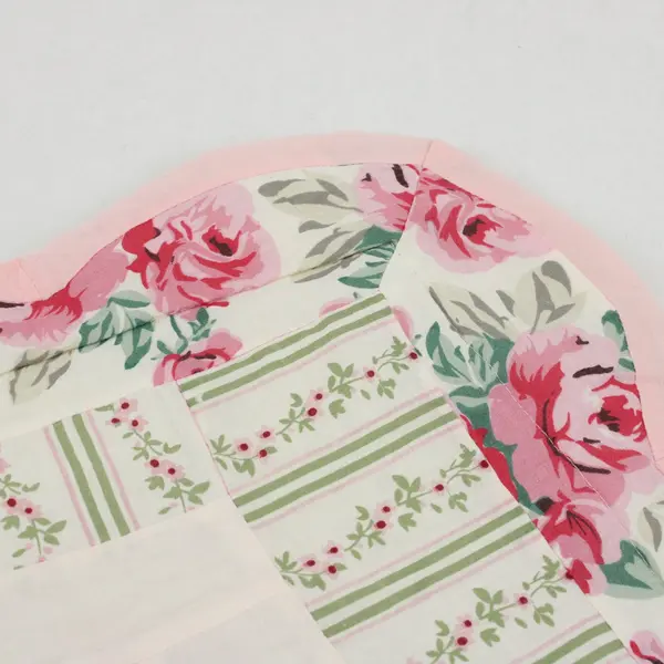 Set of 2 Domestications Pink Floral Print Standard Pillow Shams 19"x23"