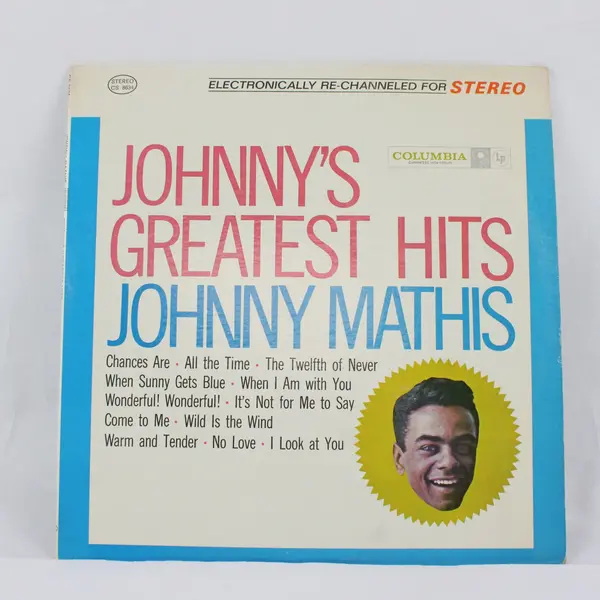 Johnny Mathis Johnny's Greatest Hits 12" Vinyl Record