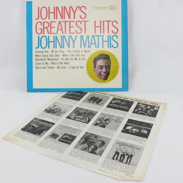 Johnny Mathis Johnny's Greatest Hits 12" Vinyl Record