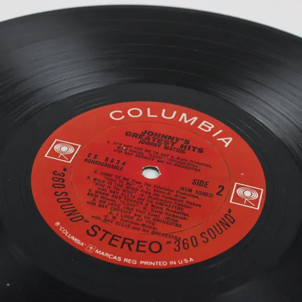 Johnny Mathis Johnny's Greatest Hits 12" Vinyl Record