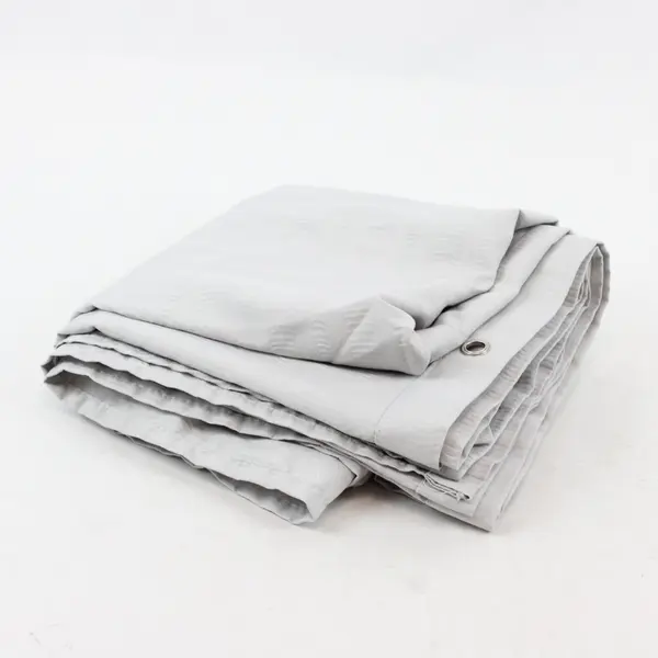 Sultan's Linens Light Gray Shower Curtain 70"x72"
