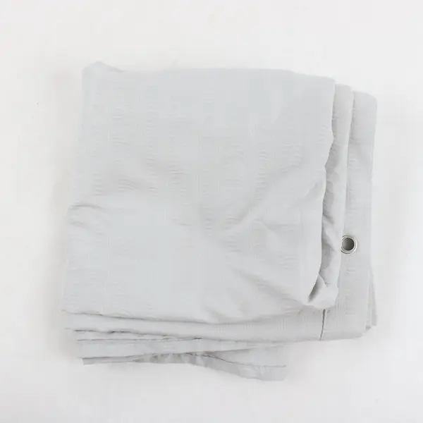 Sultan's Linens Light Gray Shower Curtain 70"x72"