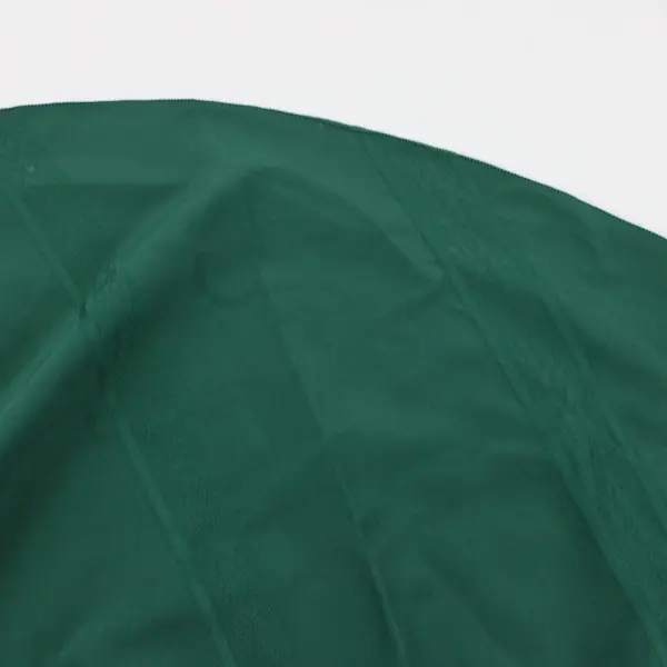 Forest Green Oval Tablecloth 58"x82"