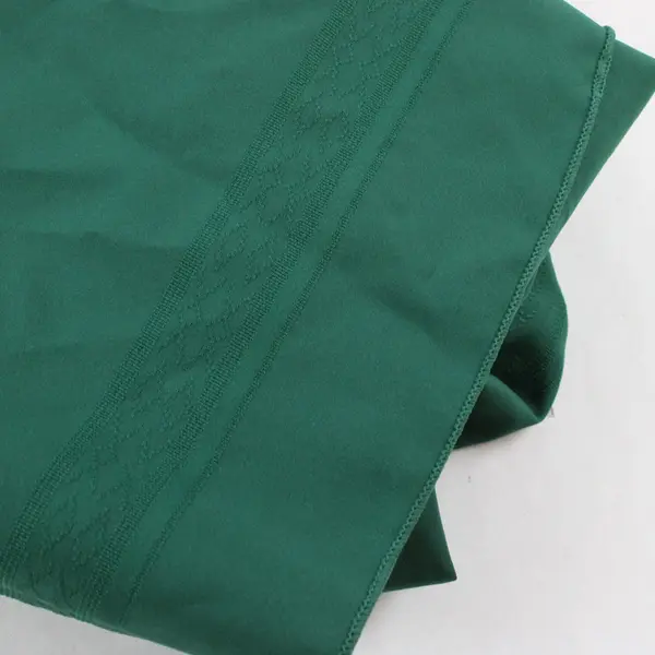 Forest Green Oval Tablecloth 58"x82"