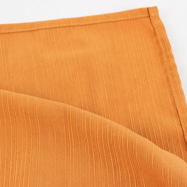 IOFRYION Textured Orange Rectangle Tablecloth 60"x84"