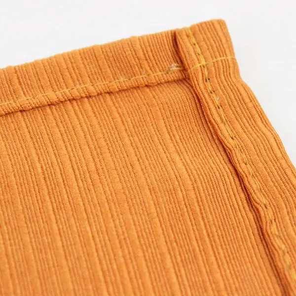 IOFRYION Textured Orange Rectangle Tablecloth 60"x84"