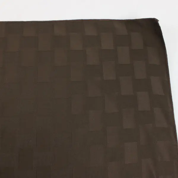 Dark Brown Textured Rectangular Tablecloth 60"x70"