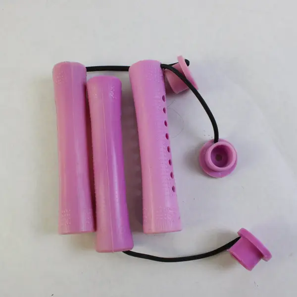 Lot of 61 Vintage Purple Plastic Perm Rods Hair Curlers