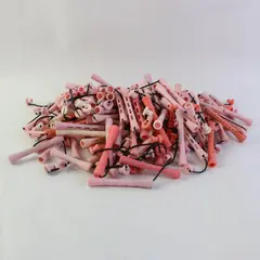 Lot of 143 Vintage Plastic Perm Rod Hair Curlers Assorted