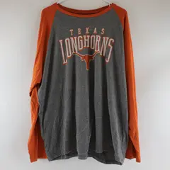 Longhorn Apparel Texas Longhorns Women 2XL Burnt Orange Gray NCAA Football LS
