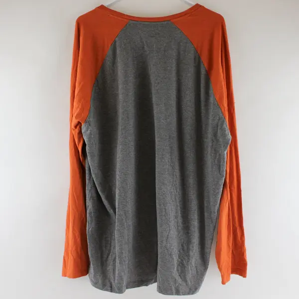 Longhorn Apparel Texas Longhorns Women 2XL Burnt Orange Gray NCAA Football LS
