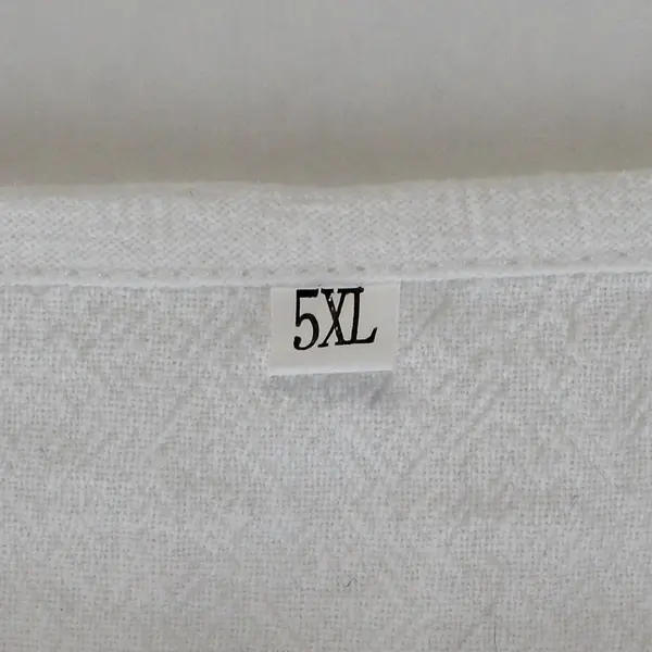 Womens 5XL White Short Sleeve Button Down Floral Print Blouse Top