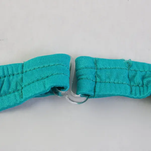 Vintage Rose Marie Reid Teal Purple Strapless Bikini Top Women's Small