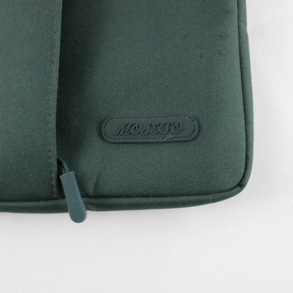 MOSISO Laptop Sleeve Case Protective Bag w/ Pocket Dark Green Polyester
