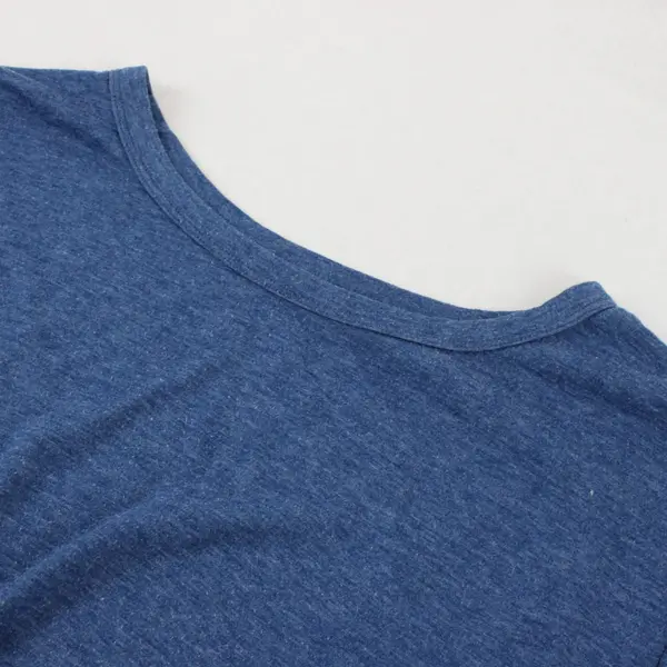 Womens Plus Size 26W Blue Top Long Sleeve Stretch Casual Blouse