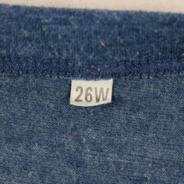 Womens Plus Size 26W Blue Top Long Sleeve Stretch Casual Blouse