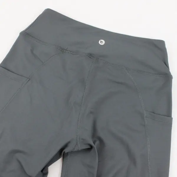 Baleaf Women’s Gray Capri Leggings with Pockets High Waisted Athletic Sz Small 