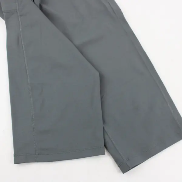 Baleaf Women’s Gray Capri Leggings with Pockets High Waisted Athletic Sz Small 