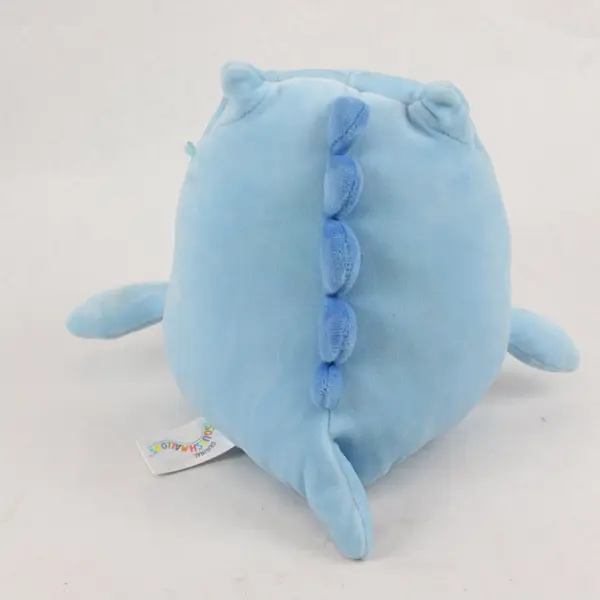 Squishmallows Blue White Dinosaur Plush Stuffed Animal Washable 2024 Small
