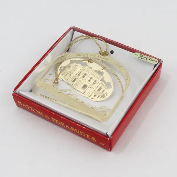 Nation's Treasures McMinnville Oregon Downtown Assoc 1986-2006 Brass Ornament