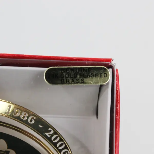 Nation's Treasures McMinnville Oregon Downtown Assoc 1986-2006 Brass Ornament