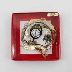 Nations Treasures 2005 McMinnville City Clock Historic Downtown Brass Ornament