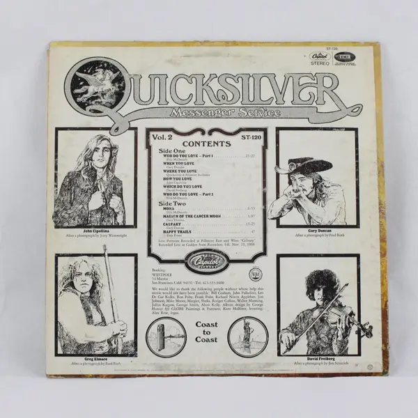 Quicksilver Messenger Service Happy Trails 12" Vinyl Record