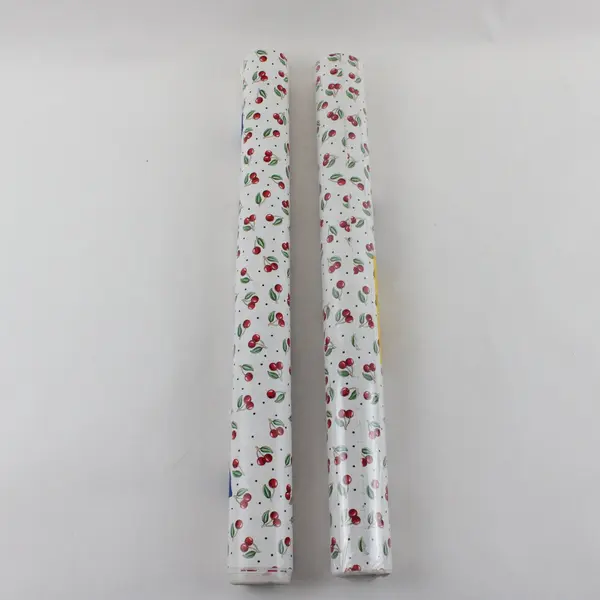 Lot of 2 Kittrich Magic Cover White Cherries Shelf Liner 5 Yds x 18"