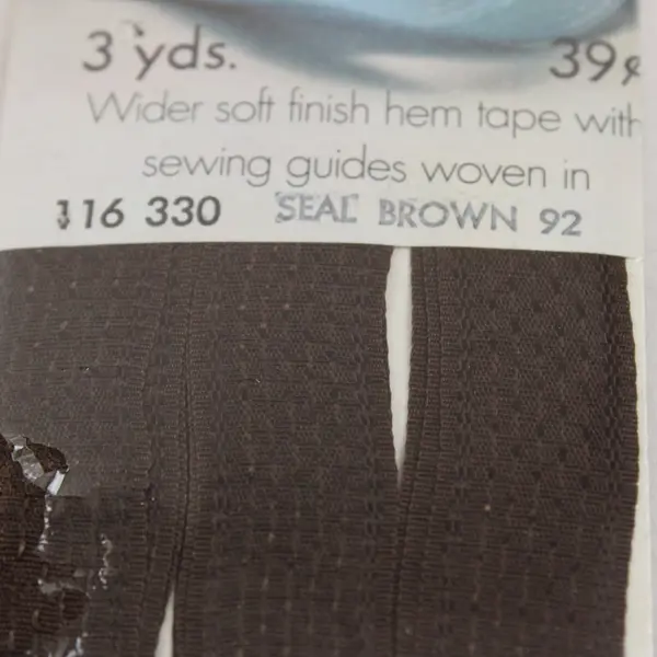 Lot of 4 Wrights Bias Tape & Seam Binding Brown Tan Oyster