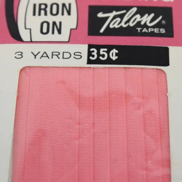 Lot of 4 Wrights J&P Coats Talon Pink Bias Tape Seam Binding Trims