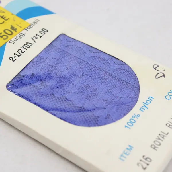 Lot of 5 Blue Sewing Trims Bias Tape Seam Binding Hem Facing NOS