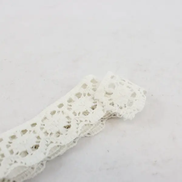 Lot of Assorted White Lace Trim Sewing Craft Embellishments