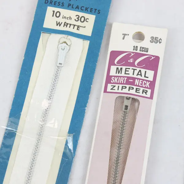Lot of 6 Assorted Talon C&C J&P Coats Zippers New