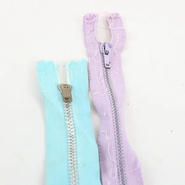 Lot of 6 Assorted Zippers Mixed Colors Sewing Craft Repair 7.5-16.5 in