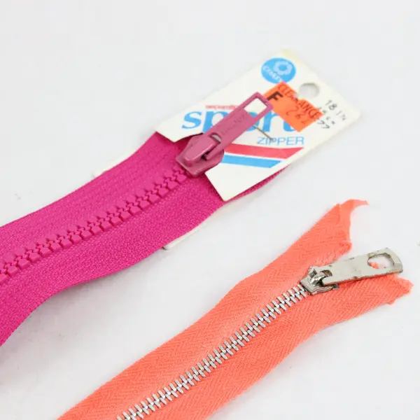 Lot of 6 Assorted Coats Zippers Sewing Mixed Colors 7-21 in