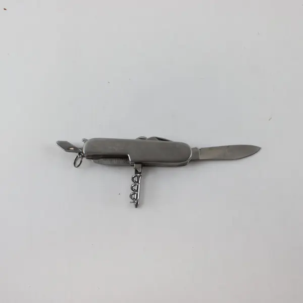 Lot of 2 Spirit Mountain Casino Hawkeye Janitorial Service Pocket Tools Knife