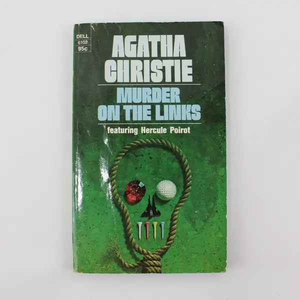 Lot of 2 Vintage 1974 Agatha Christie Novels Featuring Hercule Poirot Paperback