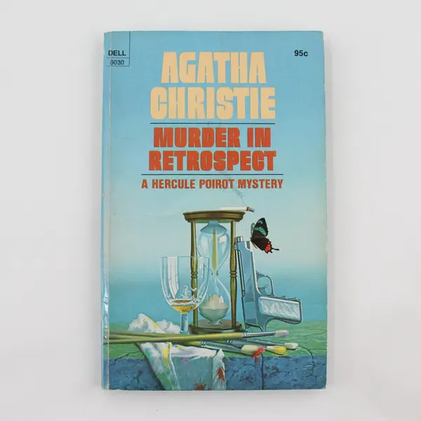 Lot of 2 Vintage 1974 Agatha Christie Novels Featuring Hercule Poirot Paperback