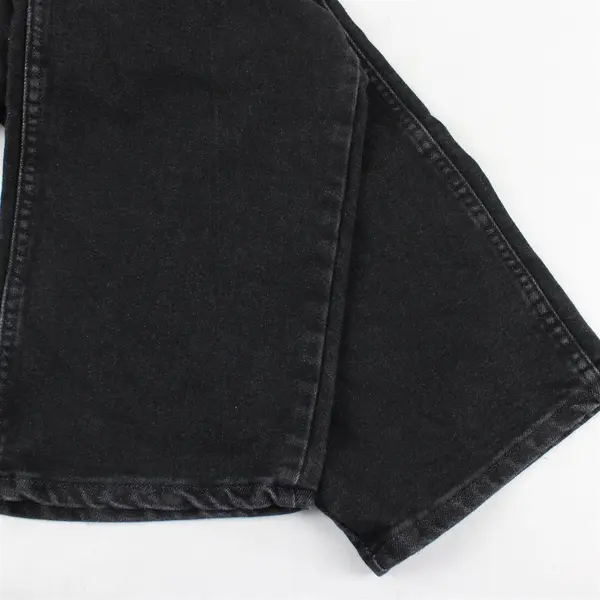 Wrangler Black Denim Regular Fit Jeans Men's Size 42x29