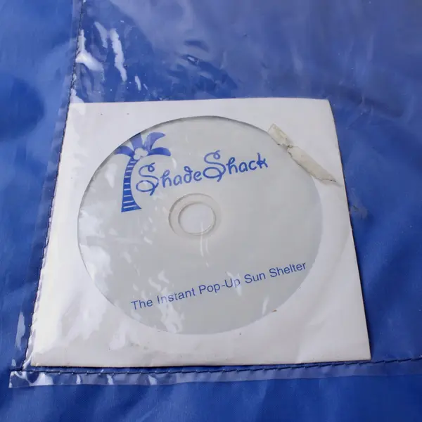 Shade Shack Instant Pop-Up Sun Shelter Blue Used