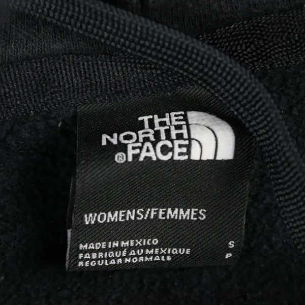 The North Face Womens Circular Design Logo Pullover Hoodie Black Size S