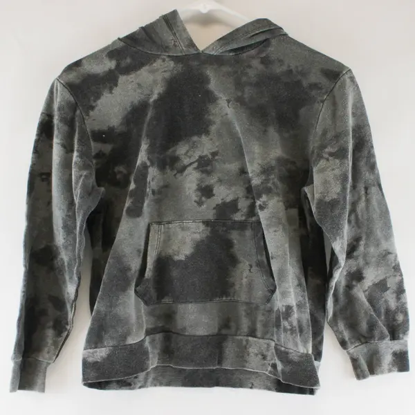 Bleached Youth Unisex Grey Tie Dye Hoodie Sweatshirt XL 18